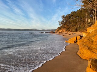 beach at sunrise