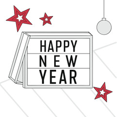 Vector file text on a clean, simple white background display