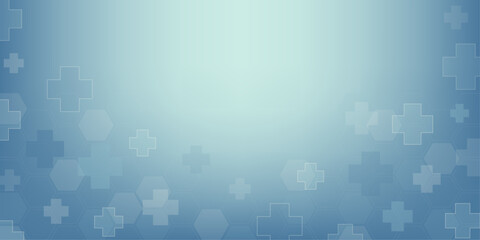 Abstract medical background with flat icons and symbols. Medical design with concept and idea for healthcare technology. Healthcare Medical Background. Healthcare Symbols.