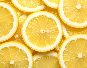 Close-up of multiple sliced citrus, revealing juicy textures and bright hues