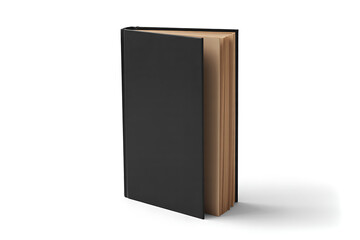 black book isolated on white background