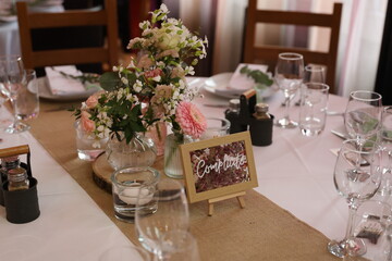 table, diners, mariage, décor, assiette, intérieur, célébration, décoration, coutellerie, fourchette, recéption, luxe