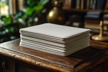 Organized labels ready for package shipping