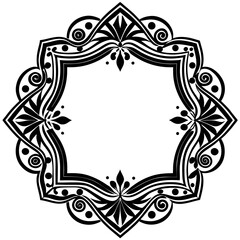 Abstract geometric design with vibrant color accents and clean lines