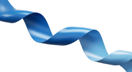 Light blue ribbon for backgrounds, decorations, branding, or awareness campaigns. Elegant and versatile design element for various creative projects.