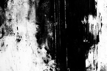 Abstract grunge black distressed texture on transparent or white PNG background. Ideal for creative overlays, retro designs, posters, and digital projects.