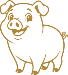 animals outline character drawing for colouring  black and white animal silhouette 