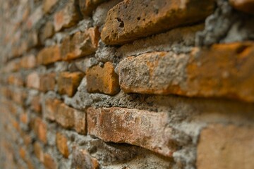 Brick wall as background. Aged background and texture.