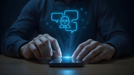 Connect and engage customers with dynamic social media marketing on a mobile device, creating vibrant conversations and building valuable digital relationships