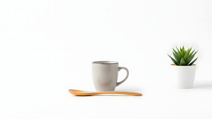 Cozy up with a warm drink and a touch of nature, perfect for lifestyle blogs and wellness promotions. Enjoy the simple pleasures of life and a fresh start