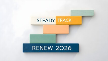 Blocks Forming a Steady Track Showing the Renew 2026 Concept