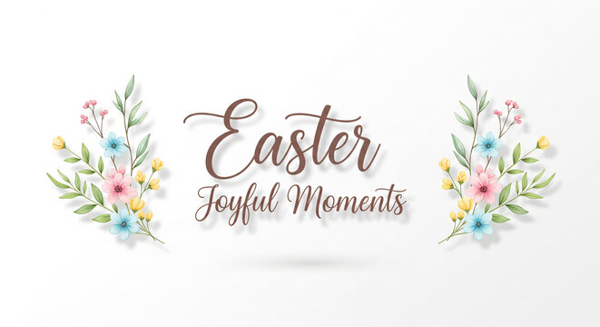 Easter hand lettering, Happy easter letters to print, Happy easter banner printable, Easter typography, Easter backdrop clipart, Easter greeting card, Easter calligraphy with colorful eggs