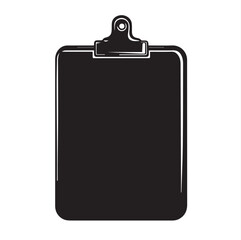 clipboard with blank paper