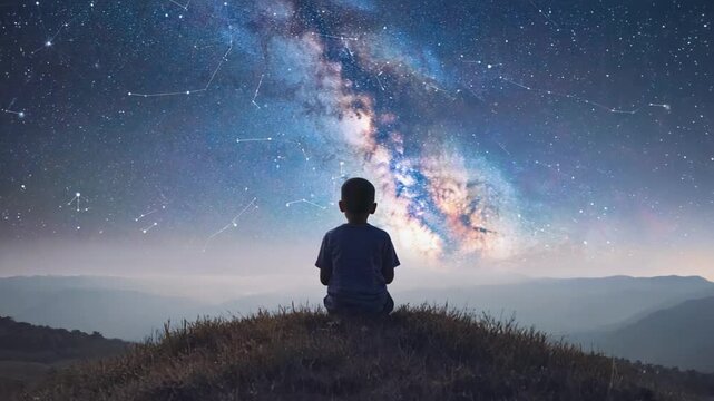 Chill looking at the constellations.