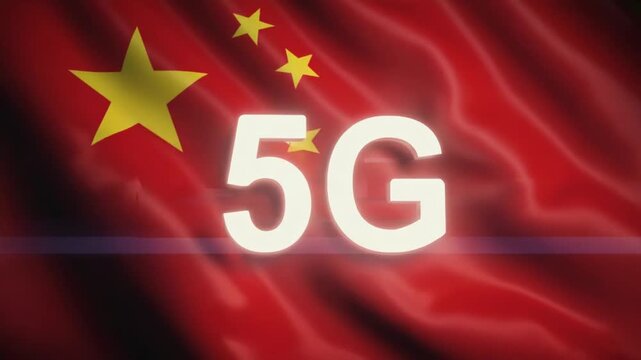 5g with the Chinese flag.