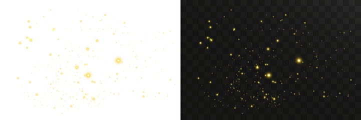 Glowing white dust texture with festive glitter particles, floating bokeh light, and soft magical illumination ideal for winter holiday graphics, Christmas invitations, and transparent design elements