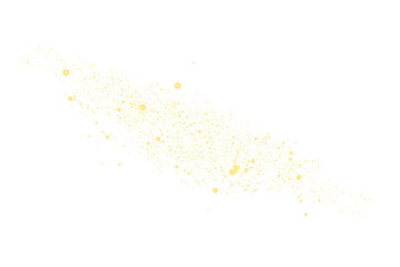 Fototapeta premium Abstract festive background with luxurious gold glitter, glowing Christmas particles, bright confetti sparkles, magic dust swirls, and radiant light flare effects creating an elegant celebration illus