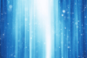 blue snow lines background / abstract background christmas blue snowflakes blurred background, snow...