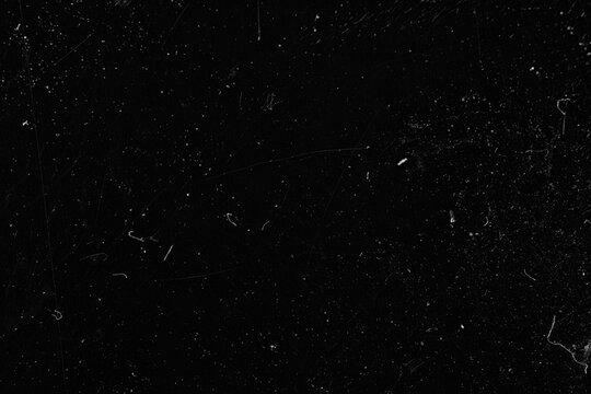 Black background scratches and noise, overlay full screen scuffs on the surface aged abstract backdrop