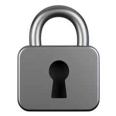 3D Padlock Icon