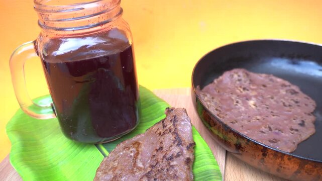 Healthy beetroot juice with deep red color, rich in iron, antioxidants, and nitrates, boosting energy, digestion, and overall wellness naturally