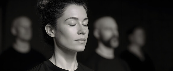 Shared breath patterns foster unity and promote collective calm among participants.