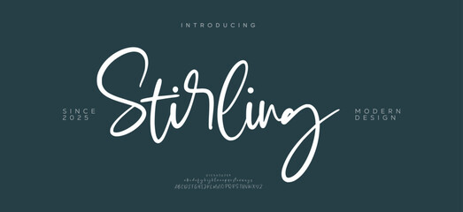 Modern abstract digital alphabet font. Minimal technology typography, Creative urban sport fashion futuristic font and with numbers. vector illustration