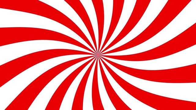 Animated background with red rays and looping animation