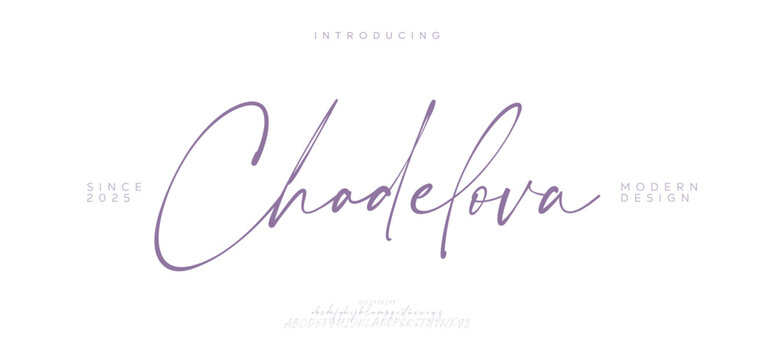 Luxury font alphabet logo. Typography beautiful fashion elegant classic letters serif italic fonts decorative wedding vintage blossom logos. vector illustration