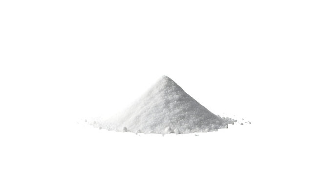 Pile of white powder, isolated on transparent background - Powered by Adobe
