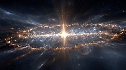 Fine tuning paradox cosmology delicate balance of universal constants visualized as glowing cosmic strings balancing energy fields