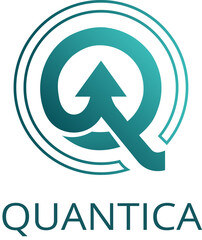 Quantica Word Logo Design