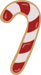 Candy Cane Cookie illustration