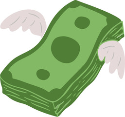 Money With Wings illustration