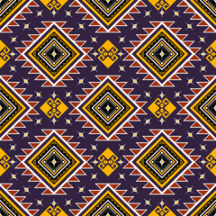Geometric abstract ethnic pattern seamless.