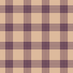Fototapeta premium Golf plaid fabric seamless, single background check textile. Mockup vector texture pattern tartan in pastel and pink colors.