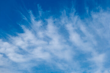 Obraz premium Closeup blue sky, cloud textured background