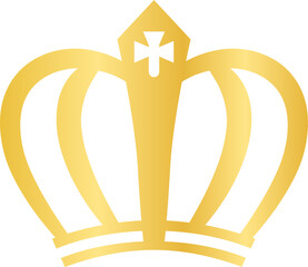 Golden crown illustrating power, leadership, and royalty concept