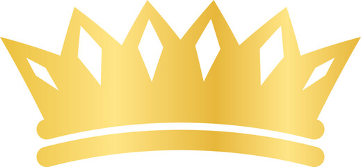 Golden crown symbolizing royalty success and achievement