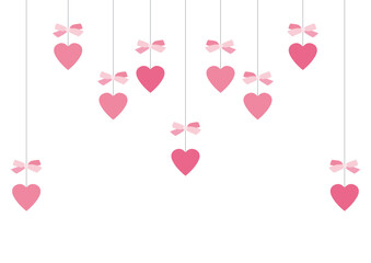 heart design creative on white background illustration vector