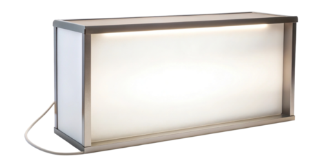 Professional medical or display light box with bright screen