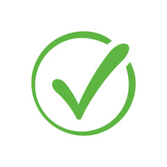 Check mark icon vector design