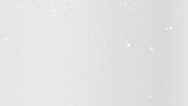 PNG falling snow on a transparent background. Gentle snowfall with light snowflakes, soft snow flakes and a clean winter scene. Includes subtle bokeh lights in vector style.