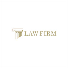 Law firm logo design template