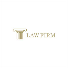 Law firm logo design template