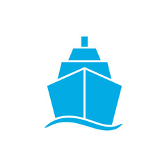 Ship icon vector illustration. shipping symbol.