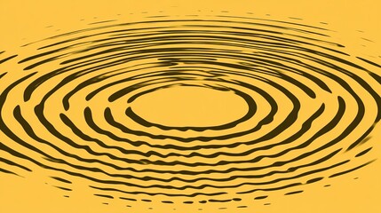 Fototapeta premium expanding. Concentric circular ripples expanding outward on a water surface, minimalist pattern. public awareness campaigns.