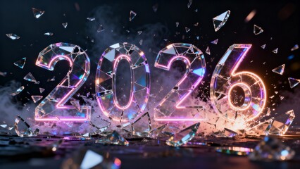 Futuristic 3D Neon Dragon 2026 – Radiant Mythical Creature Glow Design”
