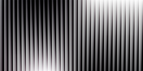 Texture of ribbed background. Silver gradient background of striped lines. Ribbed gray background. Metallic ribbed horizontal background.