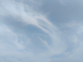 blue sky with clouds